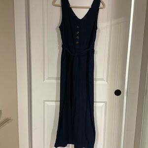 Time and Tru Jumpsuit Navy Sz M